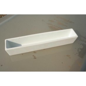 Ikebana Sk�l / Hvid, Aflang Firkant