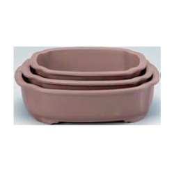 Ovale / Uglaseret, 3 St