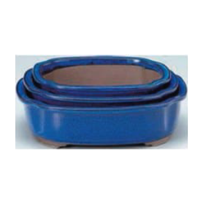 Ovale / Glaseret Bl, 3 St 