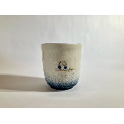 Kop / Hvid, Bl Bund Og Ugle