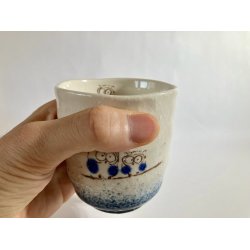 Kop / Hvid, Bl Bund Og Ugle