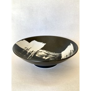 Sk�l / Sort, Hvide Penselstr�g