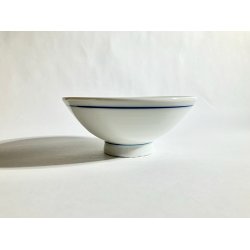 Risskl / Hvid, Bl Streg