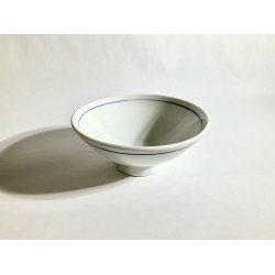 Risskl / Hvid, Bl Streg