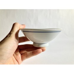 Risskl / Hvid, Bl Streg