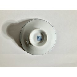 Risskl / Hvid, Bl Streg