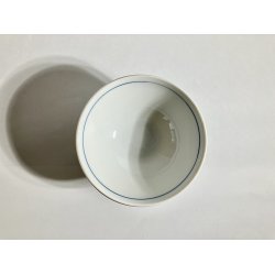 Risskl / Hvid, Bl Streg