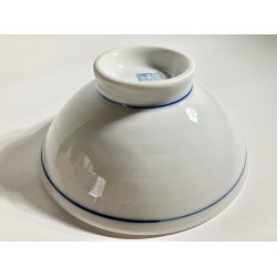 Risskl / Hvid, Bl Streg