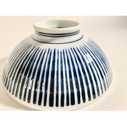 Risskl / Hvid, Bl Linjer